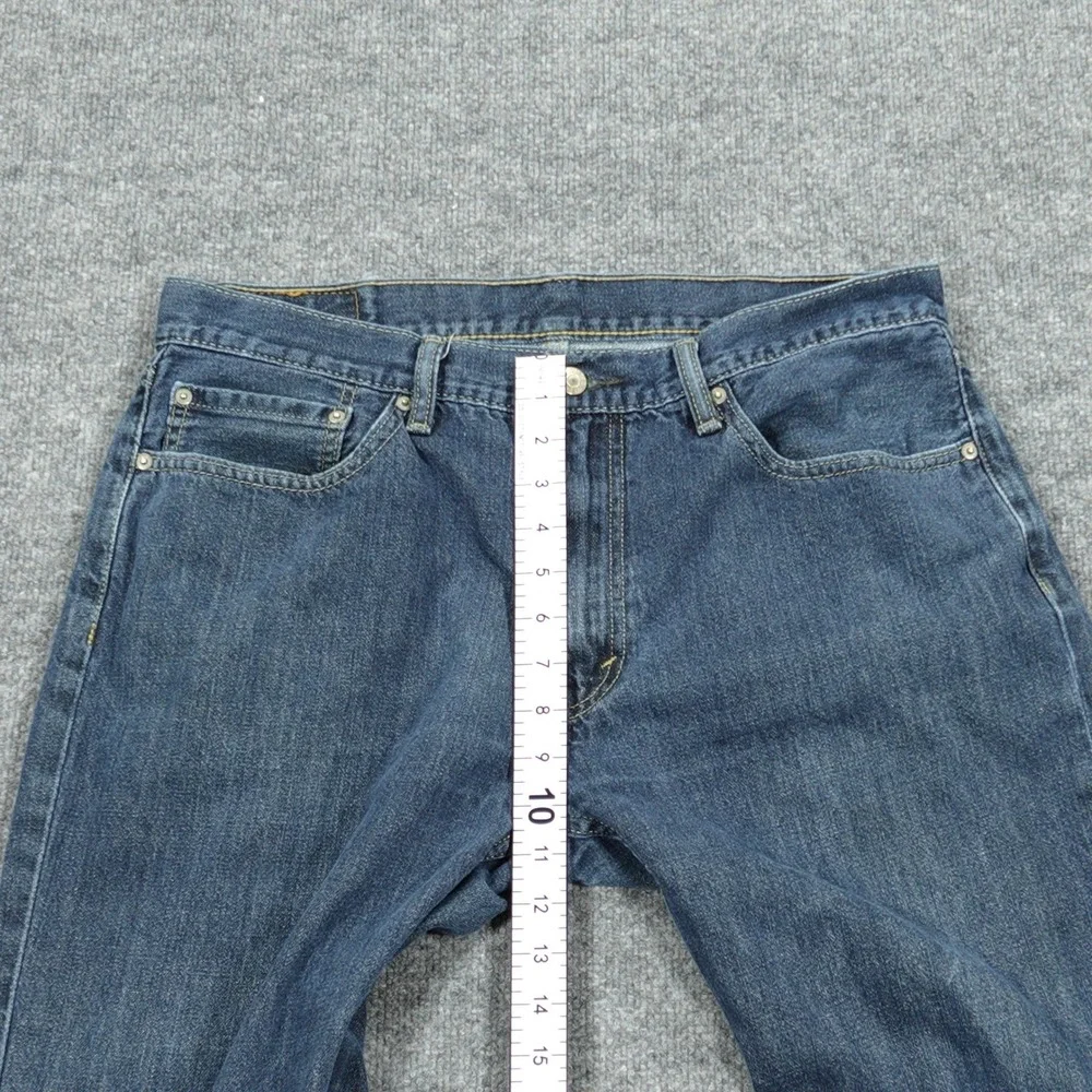 Levi's 559 Jeans Mens 36x34 Blue Relaxed Straight Leg Medium Wash Denim